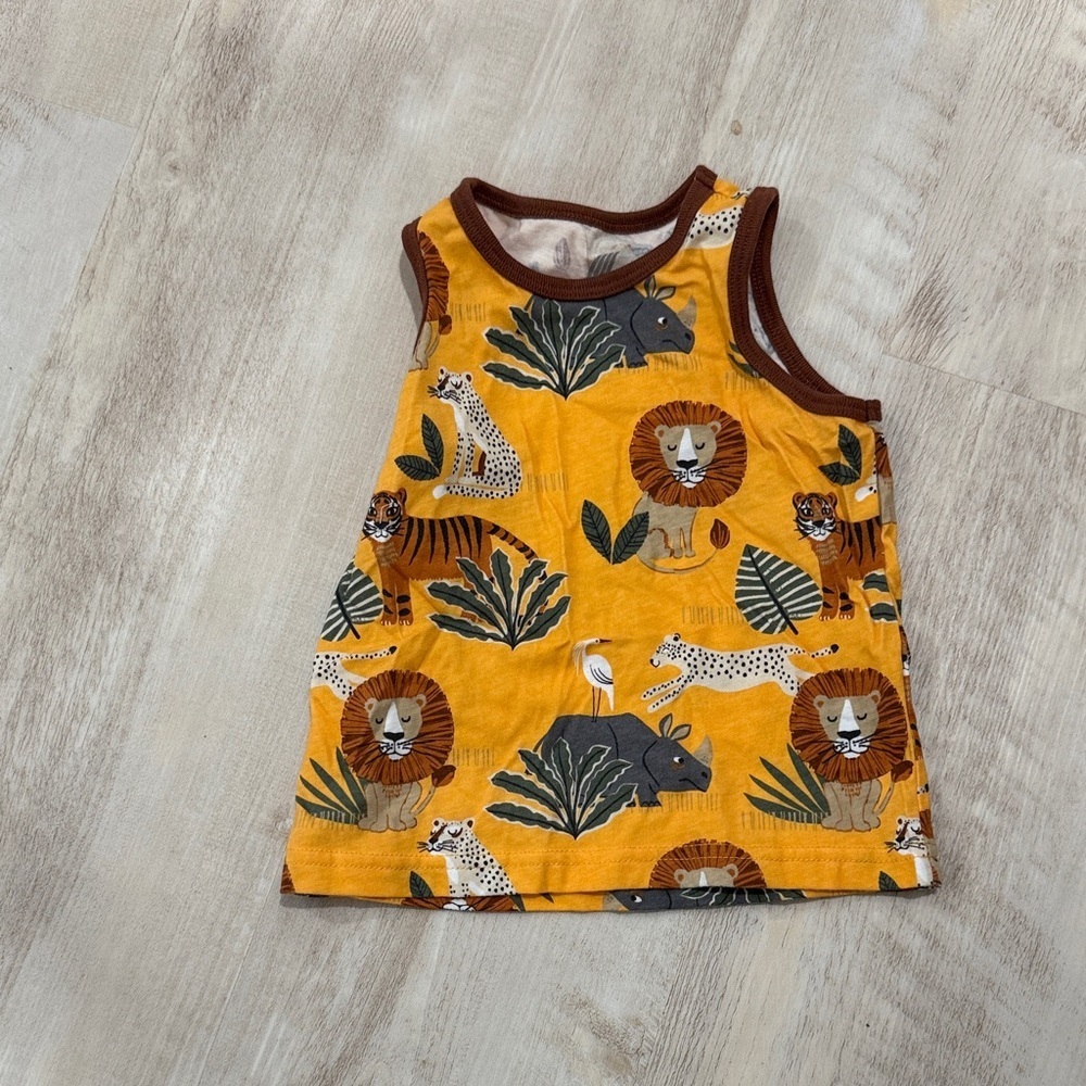 Jungle Adventure Kids Tank Top - Orange